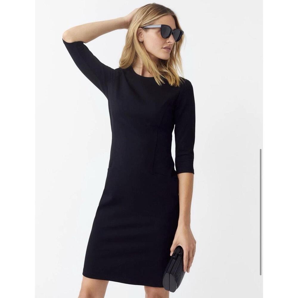 J. McLaughlin Catalyst Black Dress MED NWT Cocktail Corp LBD